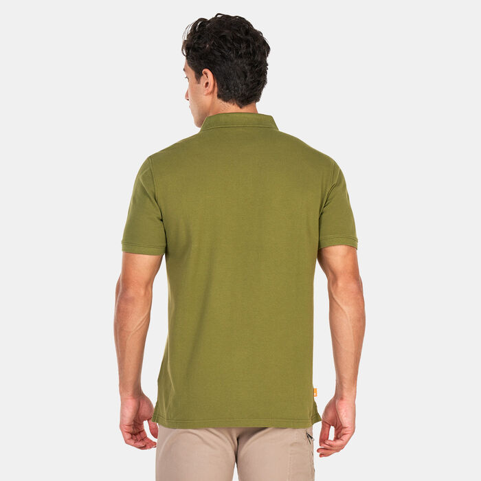 Timberland Men's Modern Wash Pocket Polo Shirt Green image number 1
