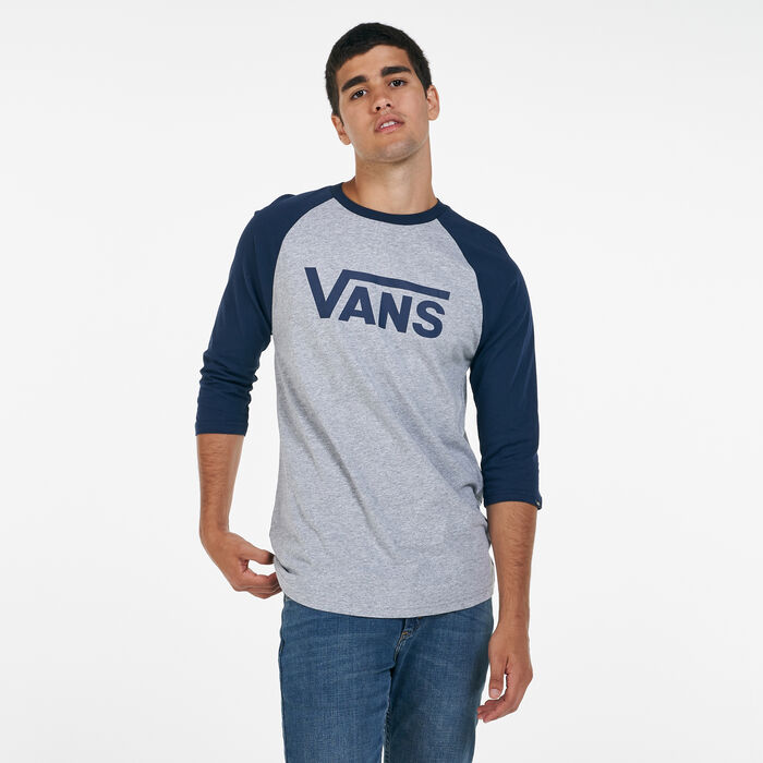 Vans Men's Classic Raglan T-Shirt Grey Vans Men's Classic Raglan T-Shirt Grey image number 0