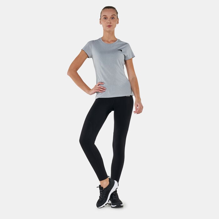 The North Face Women's Reaxion Ampere T-Shirt Grey The North Face Women's Reaxion Ampere T-Shirt Grey image number 2