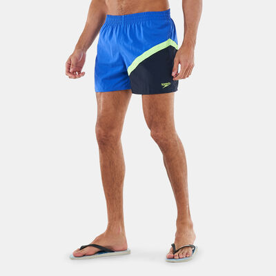 Speedo Men's Colourblock 14-Inch Swimming Shorts Blue