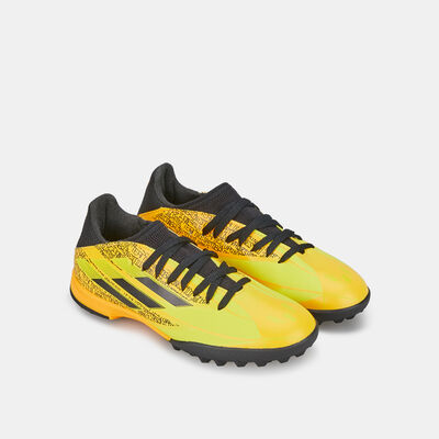 adidas Kids' X Speedflow Messi.3 Turf Ground Football Shoe yellow