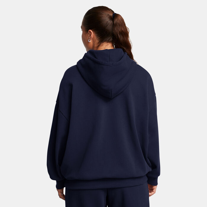 Under Armour Women's Icon Terry Hoodie Blue Under Armour Women's Icon Terry Hoodie Blue image number 1