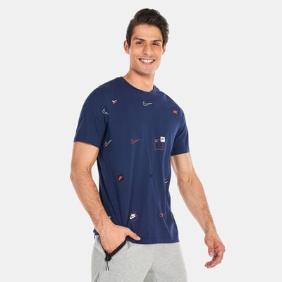 Nike Men's Sportswear T-Shirt Blue Nike Men's Sportswear T-Shirt Blue
