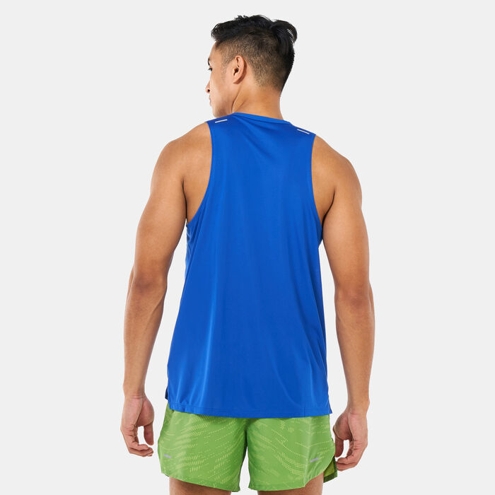Nike Men's Rise 365 Dri-FIT Running Tank Top Blue Nike Men's Rise 365 Dri-FIT Running Tank Top Blue image number 1