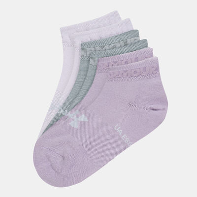 Under Armour Essential Low Cut Socks (3-Pack) Purple
