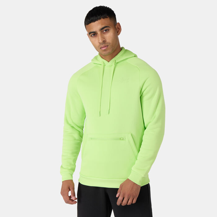 Under Armour Men's Armour Fleece Pro Kanga Hoodie Green Under Armour Men's Armour Fleece Pro Kanga Hoodie Green image number 0