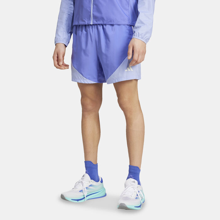 adidas Men's Own The Run Base Running Shorts Blue adidas Men's Own The Run Base Running Shorts Blue image number 0