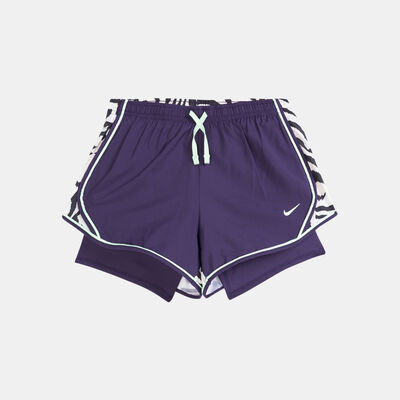 Nike Kids' Dri-FIT Tempo Printed Running Shorts Purple Nike Kids' Dri-FIT Tempo Printed Running Shorts Purple