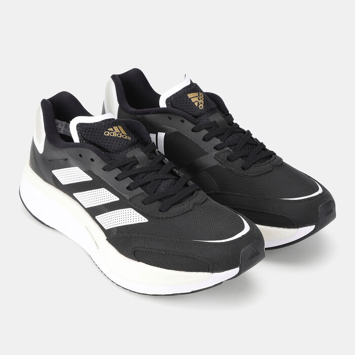 adidas Men's Adizero Boston 10 Shoe Black adidas Men's Adizero Boston 10 Shoe Black image number 1