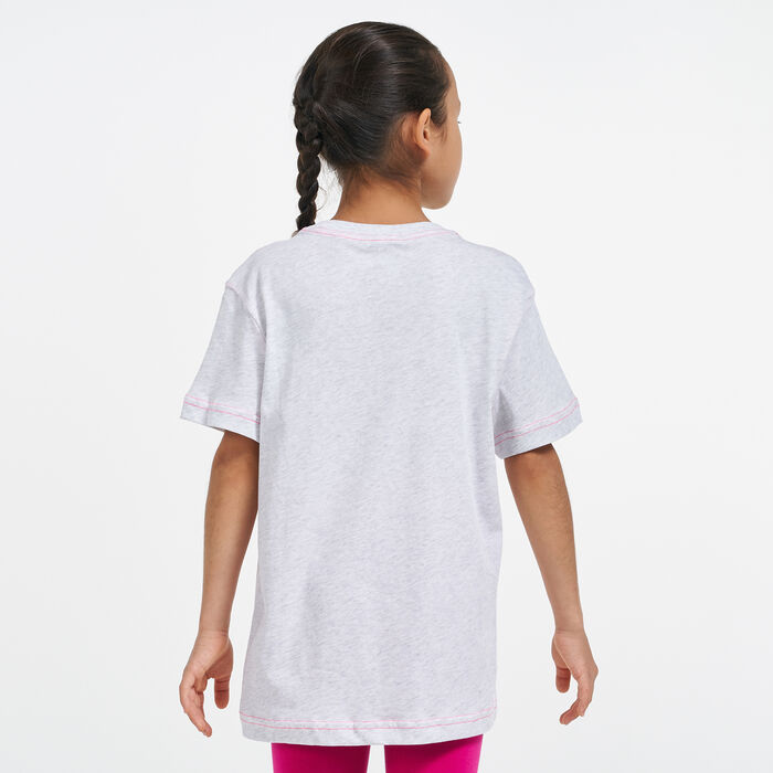Nike Kids' Sportswear T-Shirt (Older Kids) Grey Nike Kids' Sportswear T-Shirt (Older Kids) Grey image number 1