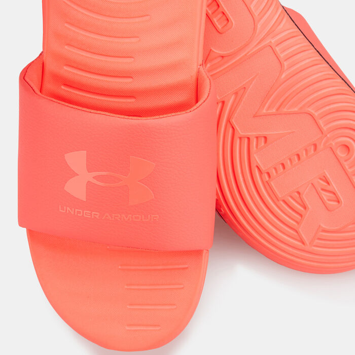 Under Armour Women's Ansa Fixed Slides Red Under Armour Women's Ansa Fixed Slides Red image number 2