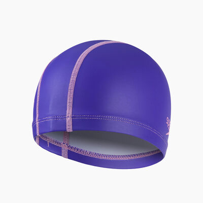 Speedo Kids' Long Hair Pace Swimming Cap Purple