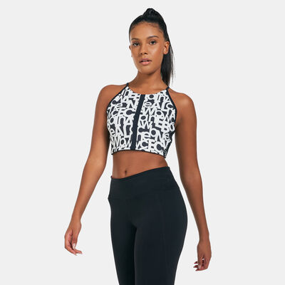 New Balance Women's Relentless Printed Crop Top Multi