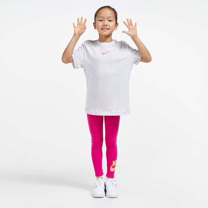 Nike Kids' Sportswear T-Shirt (Older Kids) Grey Nike Kids' Sportswear T-Shirt (Older Kids) Grey image number 2