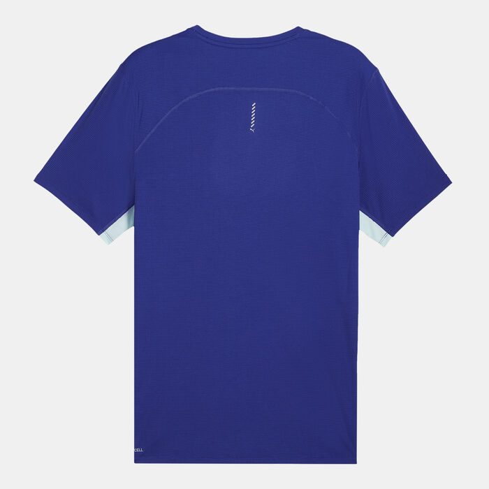 PUMA Men's RUN FAVORITE Running T-Shirt Blue PUMA Men's RUN FAVORITE Running T-Shirt Blue image number 1