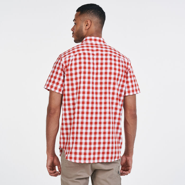 Columbia Men's Brentyn Trail™ SS Seersucker Shirt Brown image number 1