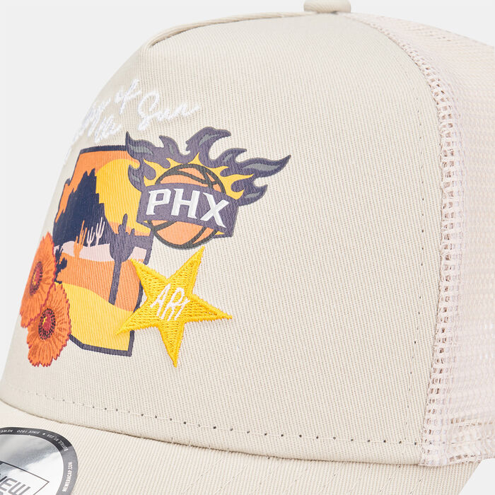 New Era Men's NBA Phoenix Suns Logo Trucker Cap Beige New Era Men's NBA Phoenix Suns Logo Trucker Cap Beige image number 2