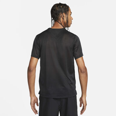 Nike Men's Dri-FIT Miler Running Top Black