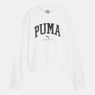 PUMA Women's Squad Sweatshirt White