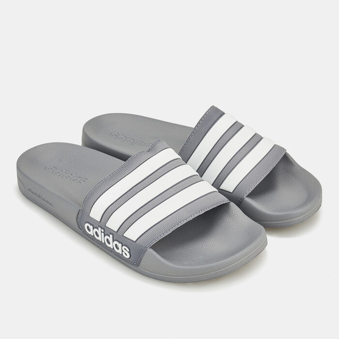 adidas Men's Adilette Shower Slides Grey adidas Men's Adilette Shower Slides Grey image number 0