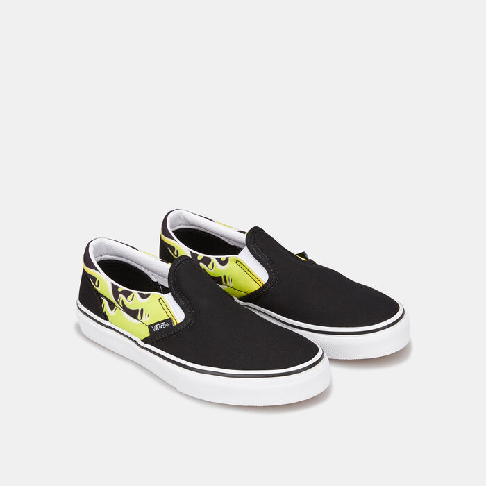 Vans Kids' Classic Slip-on Shoe Black Vans Kids' Classic Slip-on Shoe Black image number 1