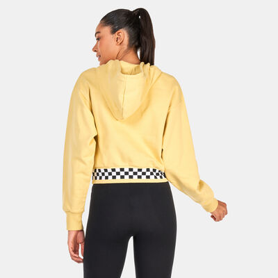 Vans Women's Boom Boom Check Hoodie yellow