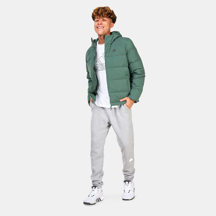 adidas Men's Fleece Pants Grey adidas Men's Fleece Pants Grey image number 2