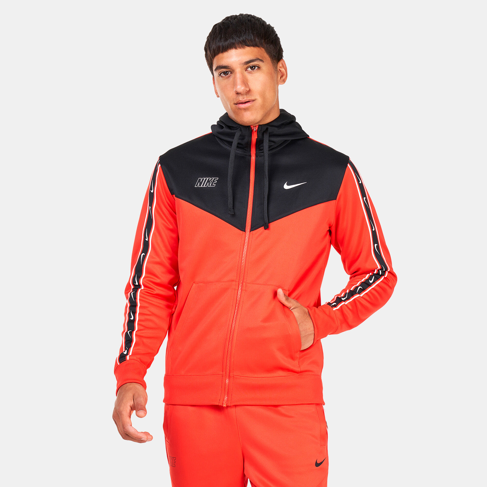 Nike repeat tape hoodie new arrivals