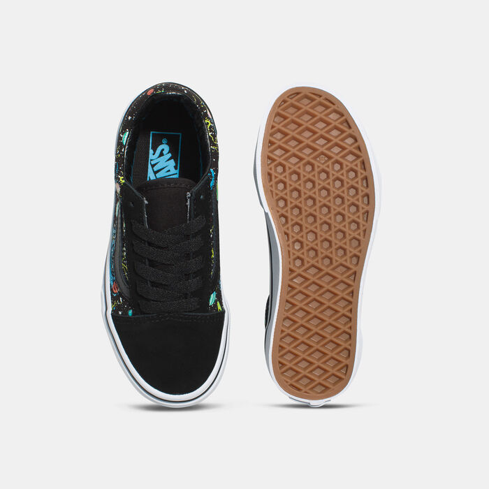 Vans Kids' Glow In The Dark Old Skool Shoes Black image number 3