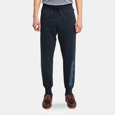 Timberland Men's Wordmark Logo Sweatpants Blue