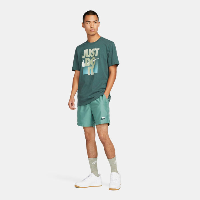 Nike Men's Sportswear Just Do It T-Shirt Green Nike Men's Sportswear Just Do It T-Shirt Green image number 2