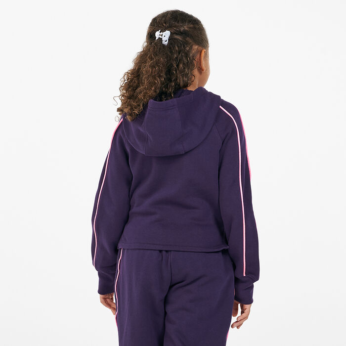 Nike Kids' Sportswear FT Hoodie (Older Kids) Purple Nike Kids' Sportswear FT Hoodie (Older Kids) Purple image number 1