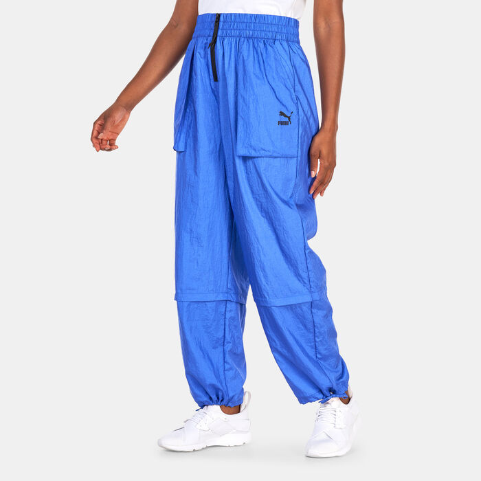 PUMA Women's Dare To Woven Pants Blue PUMA Women's Dare To Woven Pants Blue image number 0