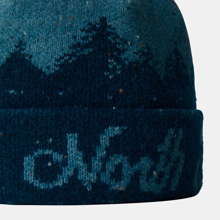 The North Face Cabin Mountainscape Beanie Brown The North Face Cabin Mountainscape Beanie Brown image number 1