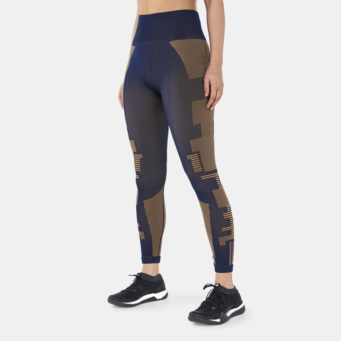 adidas Women's x Karlie Kloss Knit Leggings Brown adidas Women's x Karlie Kloss Knit Leggings Brown image number 0