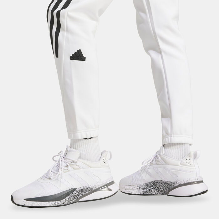 adidas Men's Future Icons 3-Stripes Joggers White adidas Men's Future Icons 3-Stripes Joggers White image number 4