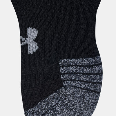 Under Armour Kids' HeatGear® No-Show Socks (Older Kids) - 3 Pack Grey