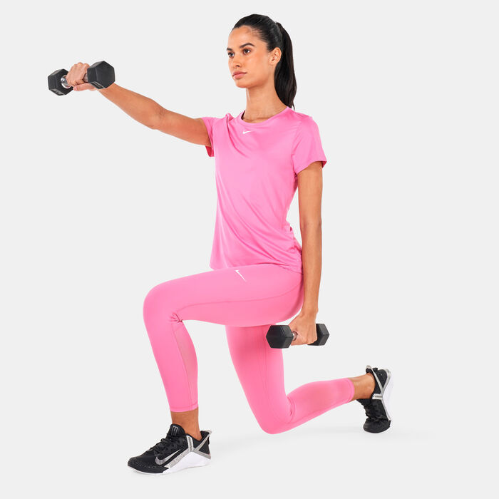 Nike Women's Dri-FIT Top Pink image number 2
