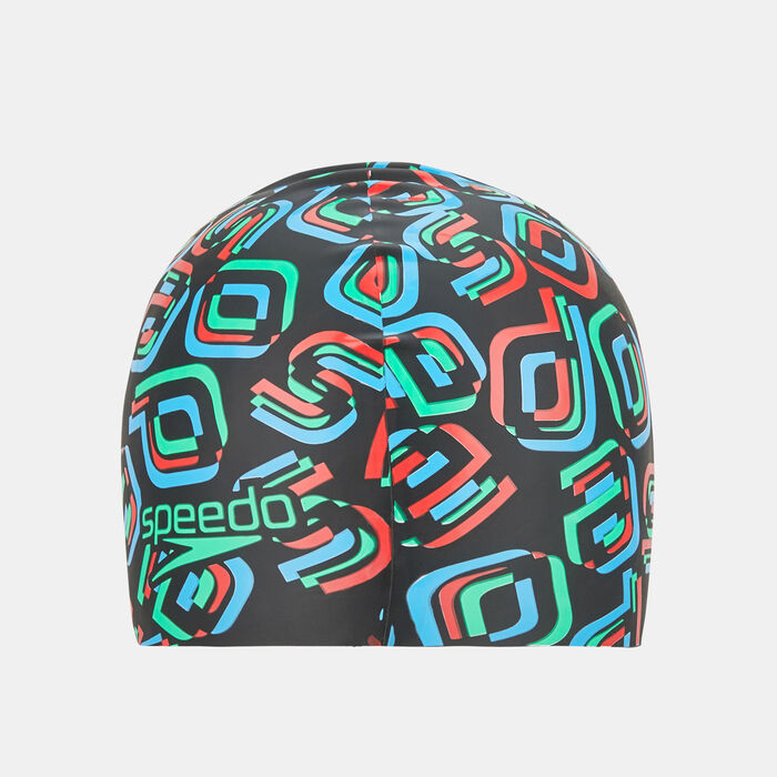 Speedo Kids' Boom Silicone Swimming Cap Multi Speedo Kids' Boom Silicone Swimming Cap Multi image number 0