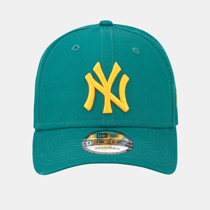 New Era Men's League Essentials 9FORTY New York Yankees Cap Green New Era Men's League Essentials 9FORTY New York Yankees Cap Green image number 0