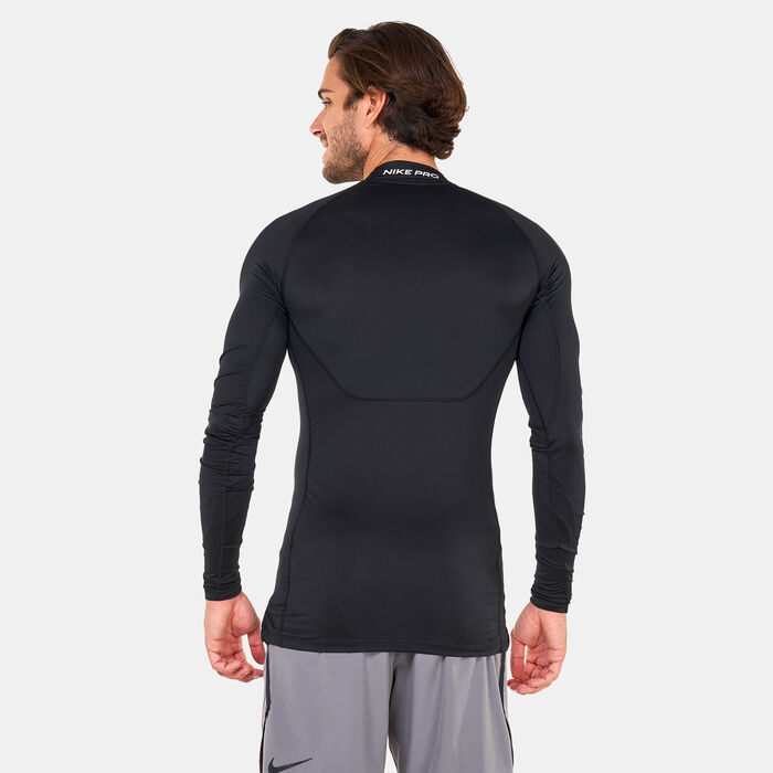 Nike Men's Pro Dri-FIT Long-Sleeve Top Black Nike Men's Pro Dri-FIT Long-Sleeve Top Black image number 1