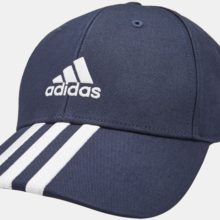adidas 3-Stripes Baseball Cap Blue adidas 3-Stripes Baseball Cap Blue image number 2