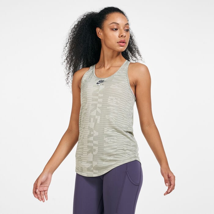 Nike Women's Air Tank Top Green Nike Women's Air Tank Top Green image number 0