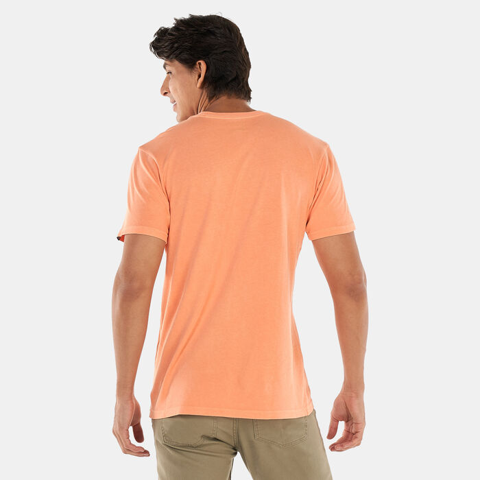 Vans Men's Peace Of Mind Dye T-Shirt Orange Vans Men's Peace Of Mind Dye T-Shirt Orange image number 1