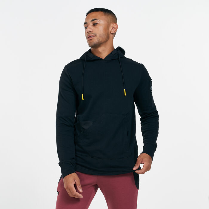 Under Armour Men's Curry UNDRTD Utility Hoodie Black Under Armour Men's Curry UNDRTD Utility Hoodie Black image number 0