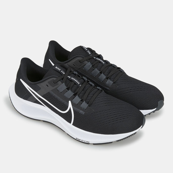 Nike Men's Air Zoom Pegasus 38 Running Shoe Black image number 2
