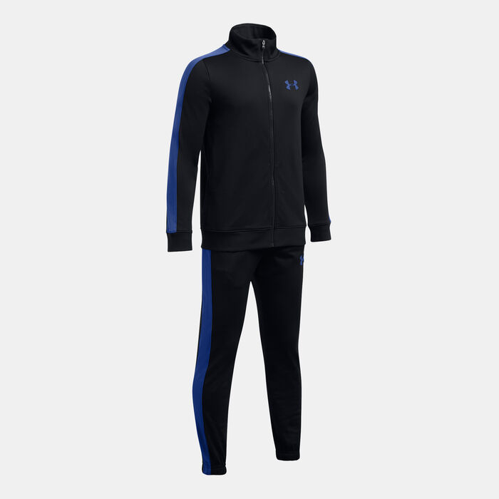 Under Armour Kids' UA Knit Tracksuit Black Under Armour Kids' UA Knit Tracksuit Black image number 2