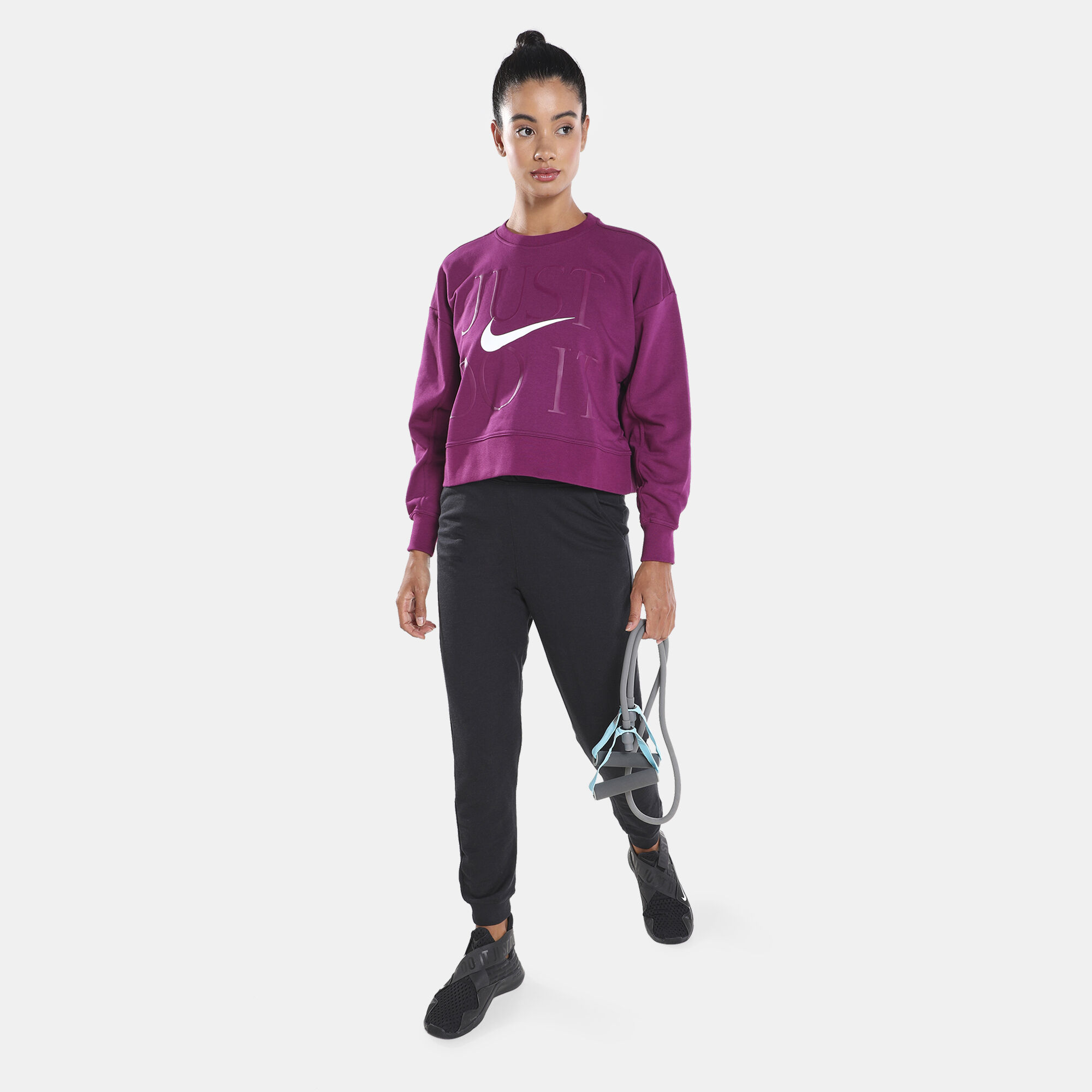 Women s Dri FIT Get Fit Sweatshirt Red Nike in Qatar SSS