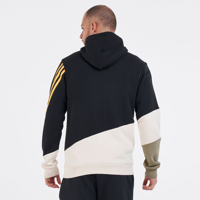 adidas Men's Sportswear Colourblock Hoodie Black adidas Men's Sportswear Colourblock Hoodie Black image number 1