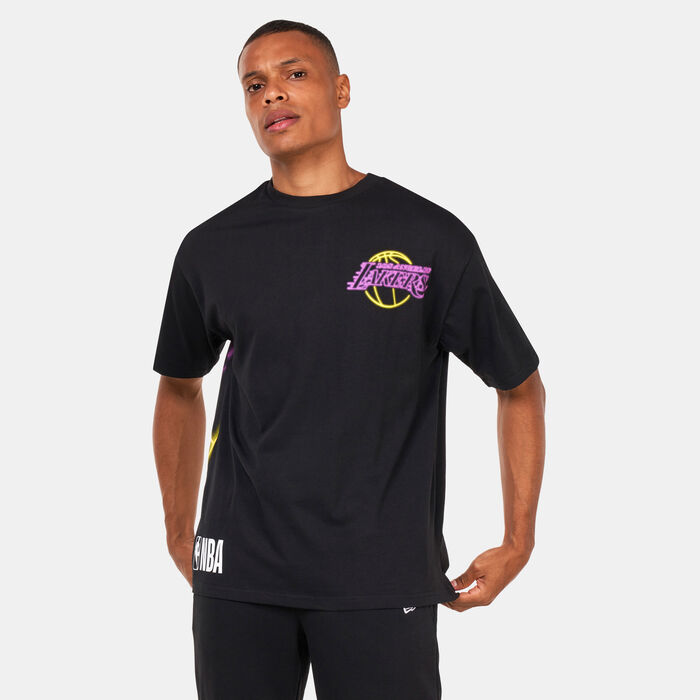 New Era NBA Oversized LA Lakers T-Shirt Black New Era NBA Oversized LA Lakers T-Shirt Black image number 0